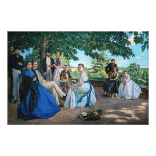 Impression Photo Frédéric Bazille - La Réunion de Famille