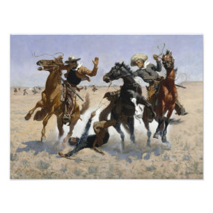 Impression Photo Frederic Remington - Aidez un camarade