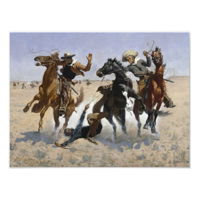 Impression Photo Frederic Remington - Aidez un camarade (Devant)