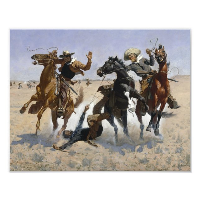 Impression Photo Frederic Remington - Aidez un camarade (Devant)