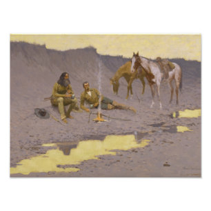 Impression Photo Frederic Remington - Une nouvelle année sur le Cim