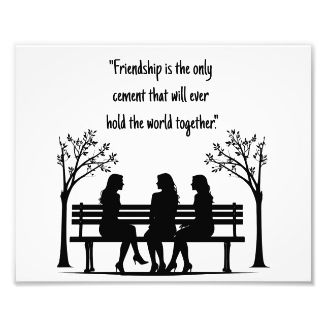 Impression Photo Friendship quote (Devant)
