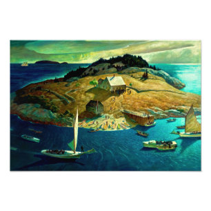 Impression Photo Funérailles de l'île, 1939 par Newell Convers Wyet
