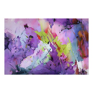 Impression Photo "Fusion des teintes" Art Abstrait contemporain