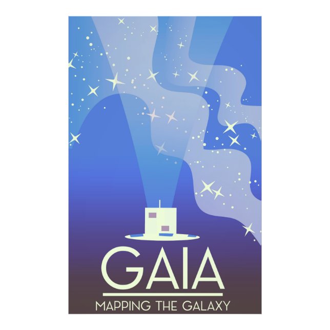 Impression Photo GAIA Cartographie de l'Univers (Devant)
