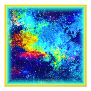Impression Photo Galaxie multicolore. Commandez dès maintenant
