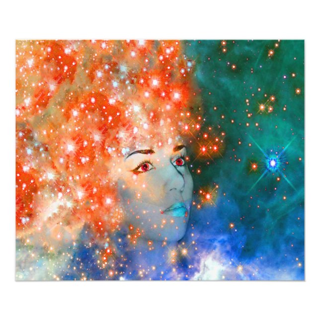 Impression Photo Galaxie rouge (Devant)