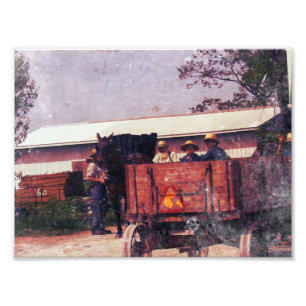 Impression Photo Garçon Amish fait signe