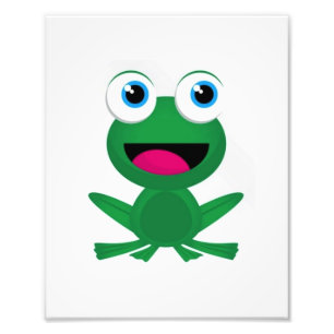 Impression Photo Garderie de chambre pour enfants Grenouille verte