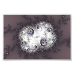 Impression Photo Gardien en pierre - art de fractale