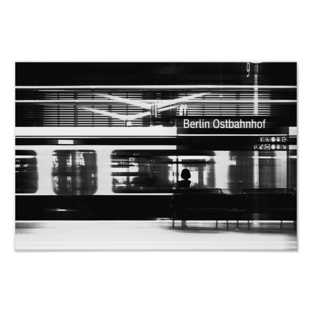 Impression Photo Gare orientale de Berlin (Devant)