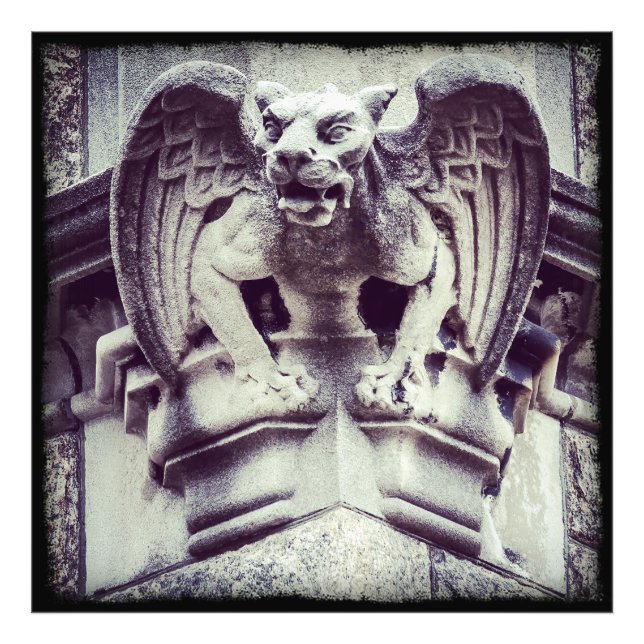 Impression Photo Gargoyle (Devant)