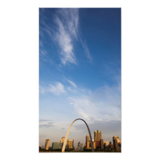 Impression Photo Gateway Arch et le centre-ville de St. Louis