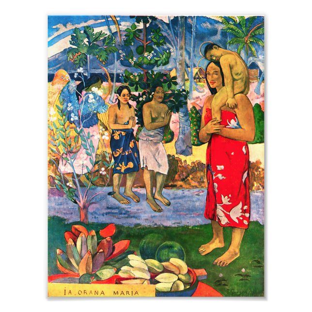Impression Photo Gauguin Ia Orana Maria (Devant)