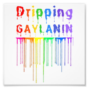 Impression Photo Gaylanin Gay Melanin Funny Gay pride Mont