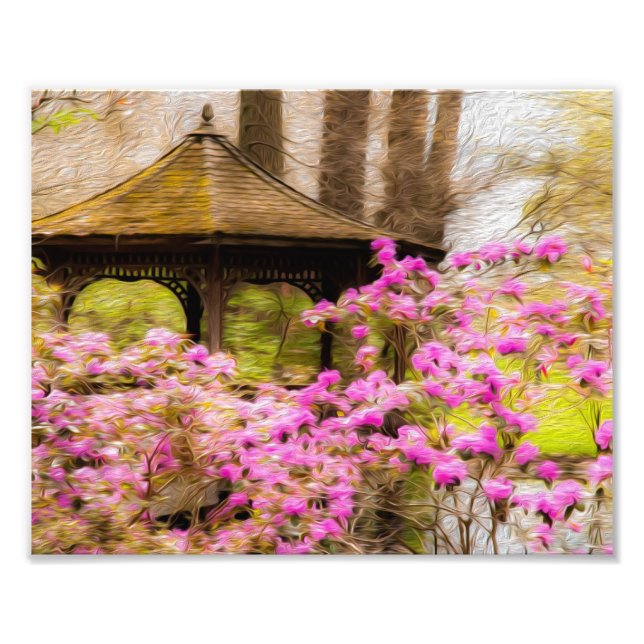 Impression Photo Gazebo romantique (Devant)