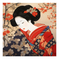 Geisha Ukiyo-e Art japonais