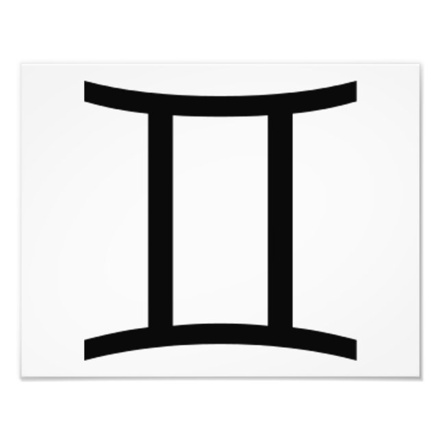 Impression Photo Gemini (Devant)