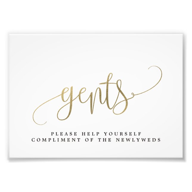 Impression Photo Gents Salle de bain Mariage Signer Choisir Votre T (Devant)