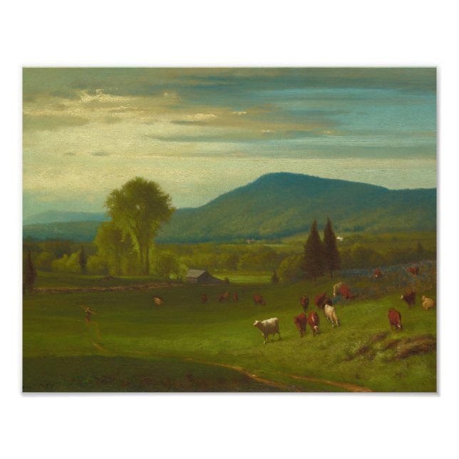 Impression Photo George Inness - L'été dans les cattitudes (Devant)