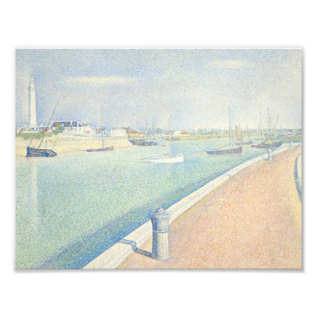 Impression Photo Georges Seurat - Le chenal des cimes (Devant)