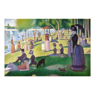 Impression Photo Georges Seurat - Un dimanche sur La Grande Jatte
