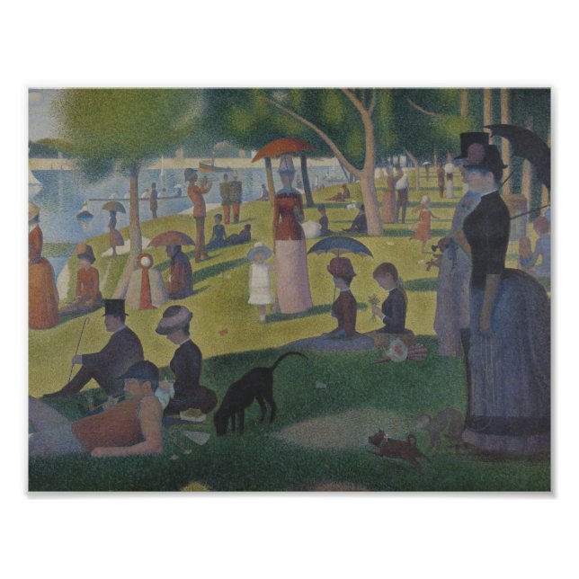 Impression Photo Georges Seurat - Un dimanche sur La Grande Jatte (Devant)