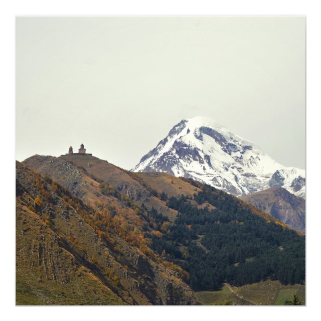 Impression Photo Géorgie, mont Kazbegi (Devant)