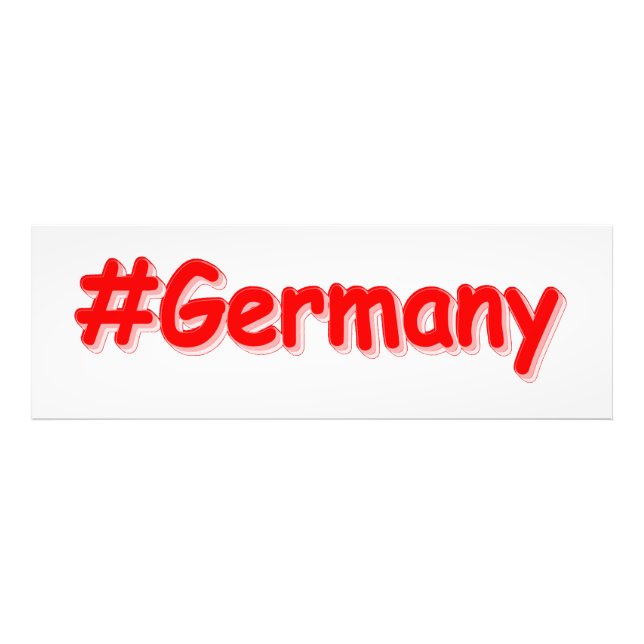 Impression Photo "#Germany" Joli design. Commandez dès maintenant  (Devant)