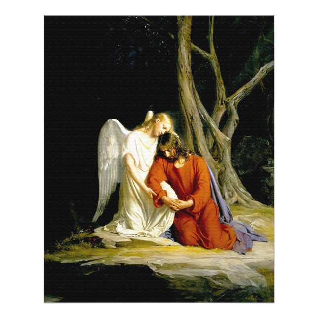 Impression Photo Gethsémani par Carl Heinrich Bloch 1805 (Devant)