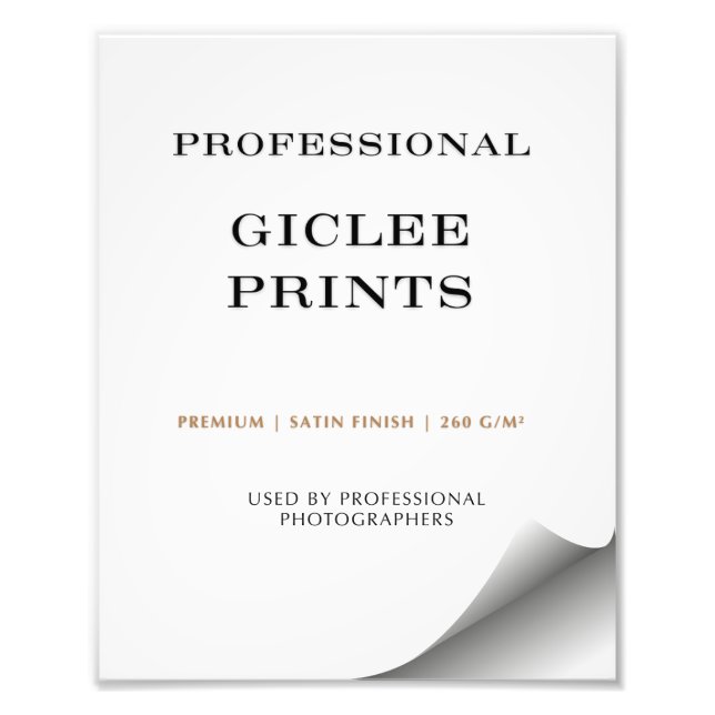 Impression Photo Giclee Art Prints - Professional Quality 260 g/m² (Devant)