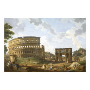 Impression Photo Giovanni Paolo Panini Vue du Colisée
