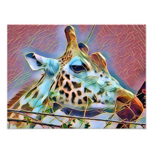 IMPRESSION PHOTO GIRAFFE