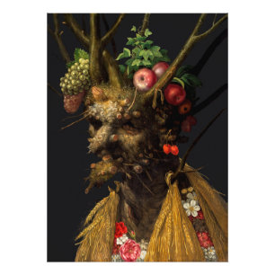 Impression Photo Giuseppe Arcimboldo - Quatre saisons en une tête