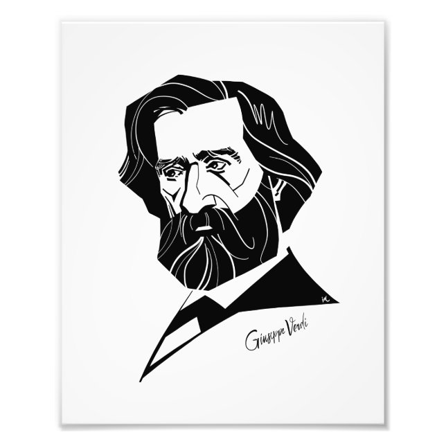 Impression Photo Giuseppe Verdi (Devant)