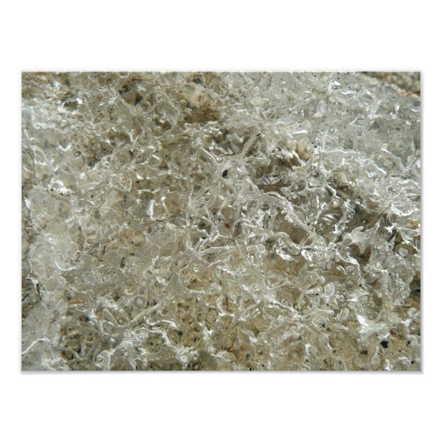 Impression Photo Glace glaciaire Texture nature Abstraite (Devant)