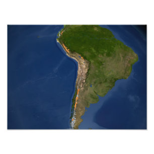 Impression Photo Glaciers dans les régions d'Amérique du Sud