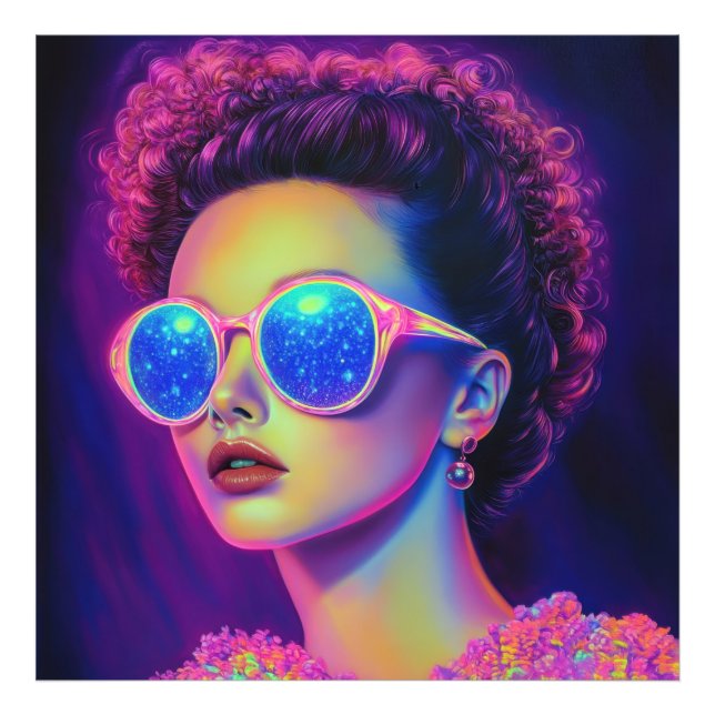 Impression Photo Glamour Neon Galaxy (Devant)