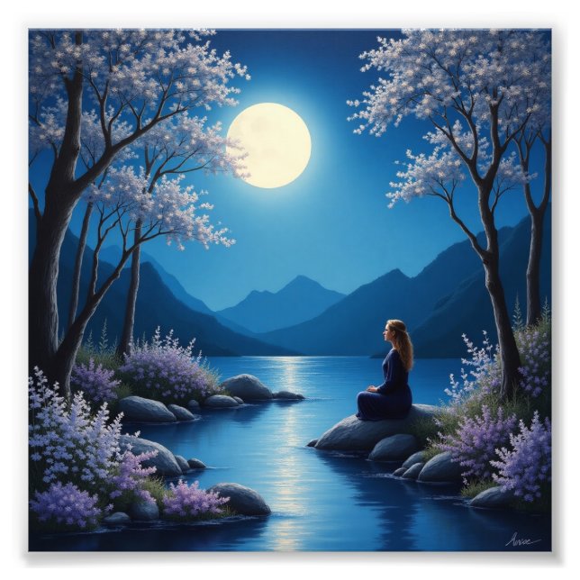 Impression Photo Glow-In-The-Dark Acrylic Paintings! 🎨🌟  (Devant)