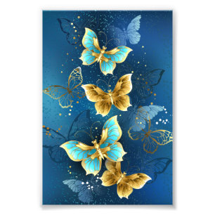 Impression Photo Golden butterflies