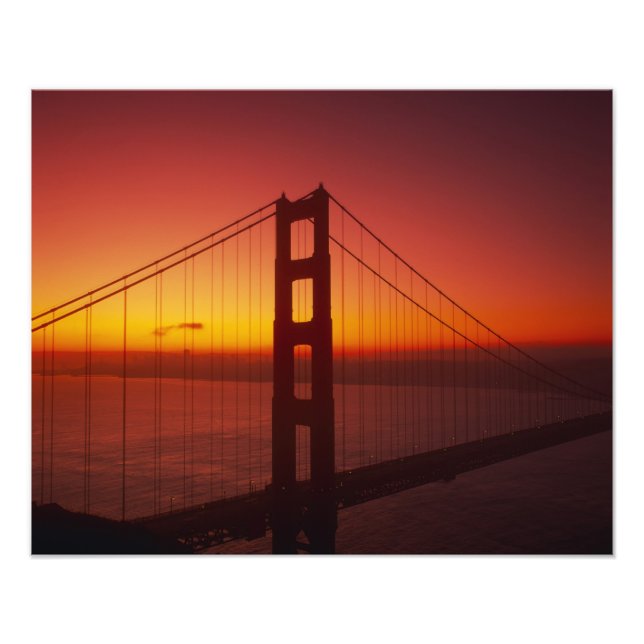 Impression Photo Golden Gate Bridge, San Francisco, Californie, 10 (Devant)