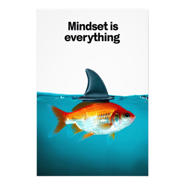 Impression Photo Goldfish with Shark Fin (Devant)
