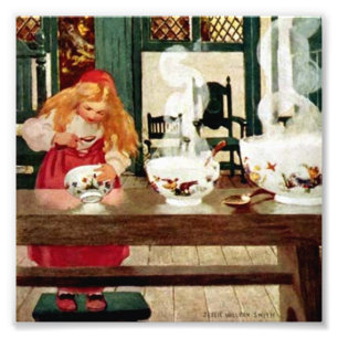 Impression Photo "Goldilocks and the Porridge" de Jessie W Smith
