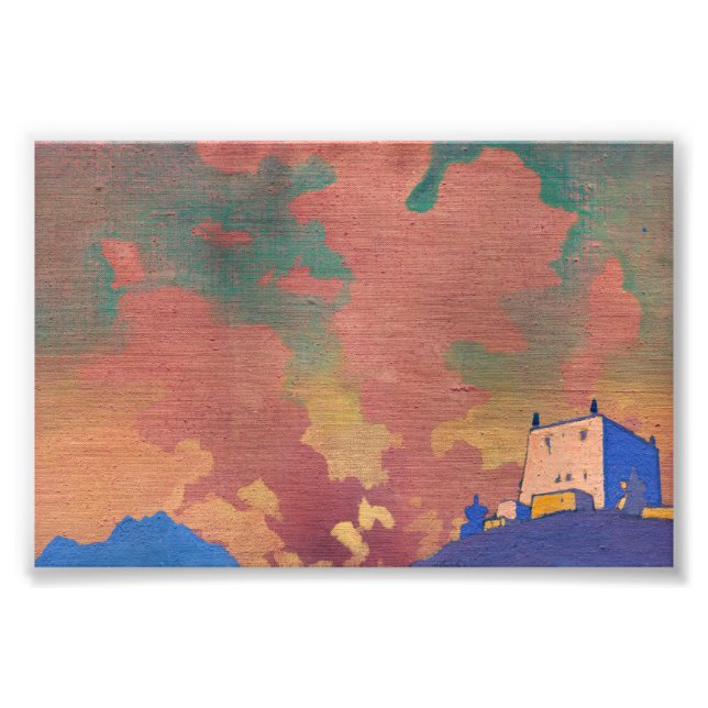 Impression Photo Gompa par Nicholas Roerich (Devant)