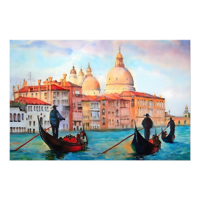 Impression Photo Gondoles de Venise (Devant)