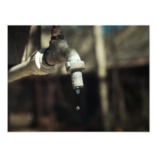 Impression Photo Goutte d'eau (Devant)
