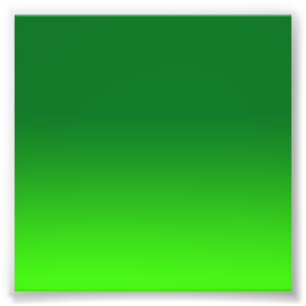Impression Photo Gradient vert ombre Vivid Modern Simple