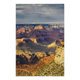 Impression Photo Grand Canyon depuis la rive sud au coucher du sole