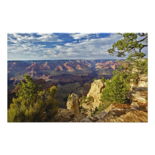 Impression Photo Grand Canyon depuis la rive sud au coucher du sole
