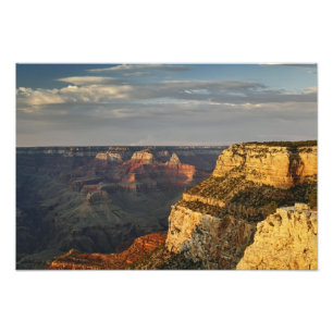 Impression Photo Grand Canyon depuis la rive sud au coucher du sole